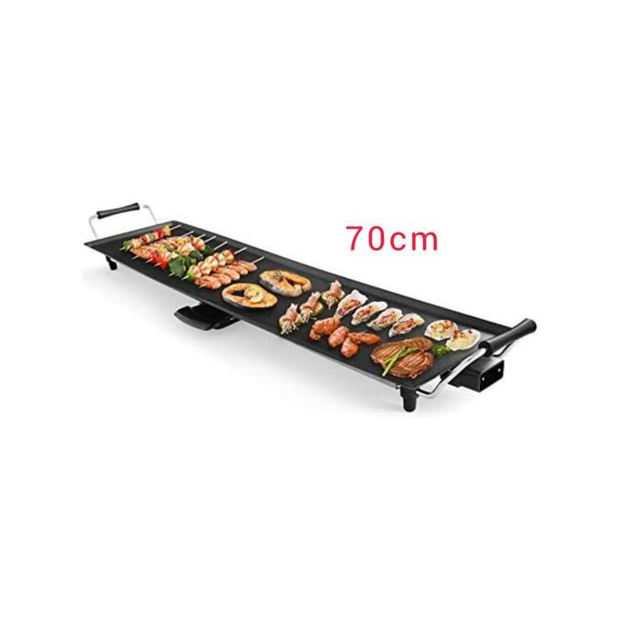 Robolux Plancha 70cm électrique barbecue avec surface antiadhésive