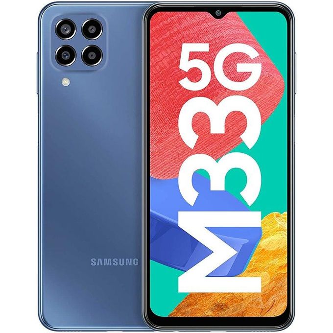 Galaxy M33 – 6.6" – 5G – 6 Go RAM + 128 Go ROM – Dual Sim – 50 MP – Bleu