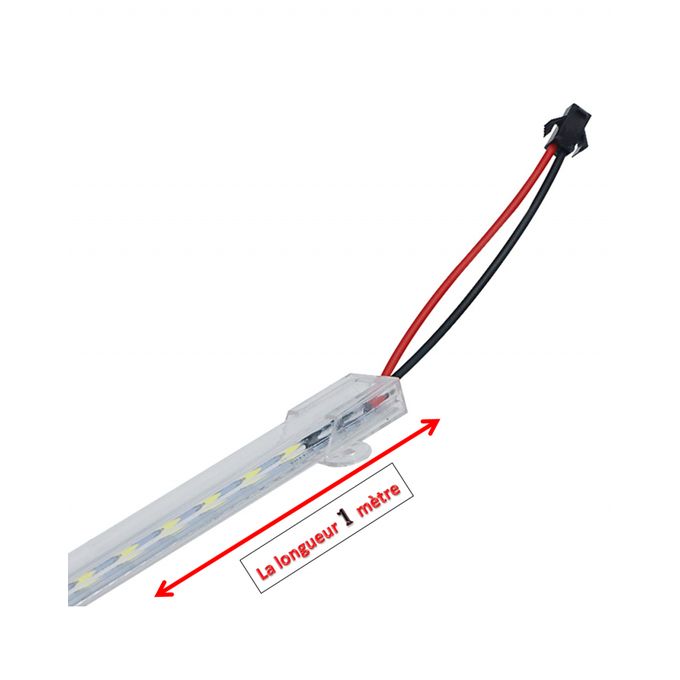 Led Strip 1m barre led bande lumineuse smd 220v avec couvercle