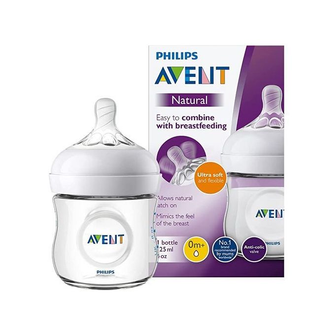 Philips Avent Biberon NATURAL 125ml- 0 Mois+ à prix pas cher