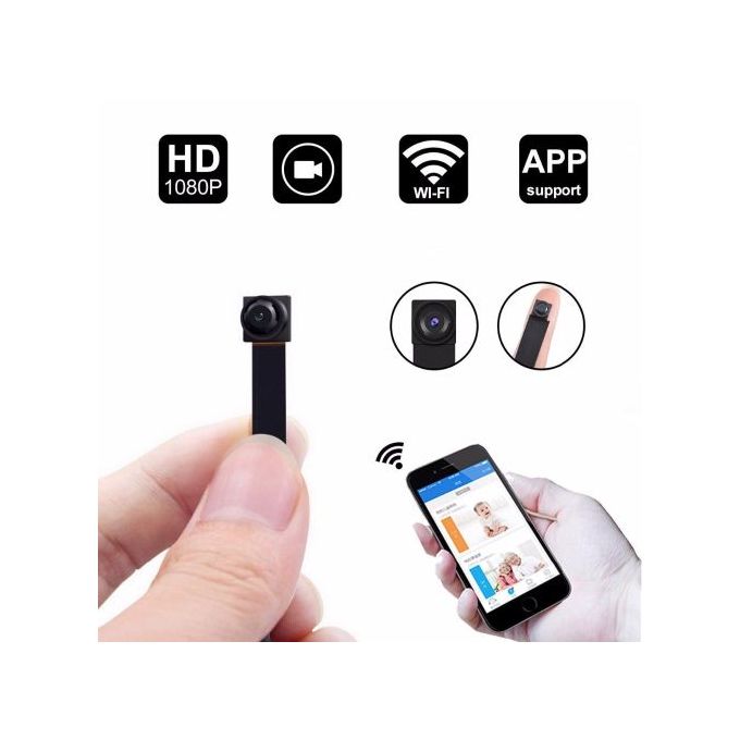 Mini Caméra Espion 1080P HD Cachée IP WIFI Sans Fil Détection Mouvement