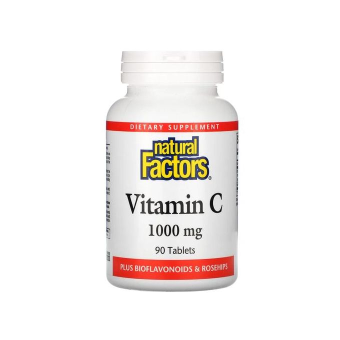 Natural Factors Vitamine C 1000 Bioflavonoides Et Eglantier 1000 Mg 90 Comprimes Made In Usa A Prix Pas Cher Jumia Maroc