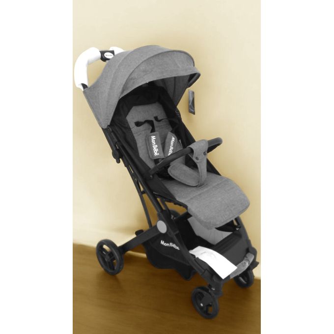 Monbebe Poussette valise evolutive et solide GRIS a prix pas cher Jumia Maroc