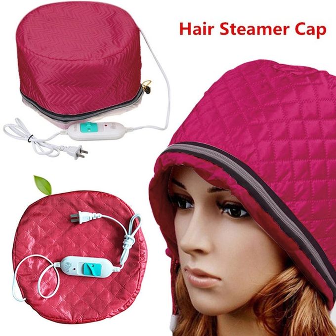 Generic Traitement thermique des cheveux Bonnet chauffant Sèche Rose à prix  pas cher