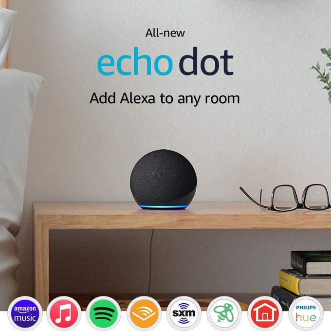 ECHO - Enceinte Connectée Intelligente Echo Dot - Enceinte connectée  Alexa, anthracite