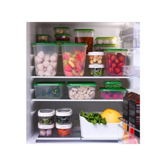 Ikea Boites De Conservation 17 Pieces Transparent Vert Pour