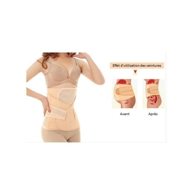 Generic 3 in1 Postpartum abdomen Ceinture Compression - récupération  abdominale après accouchement à prix pas cher