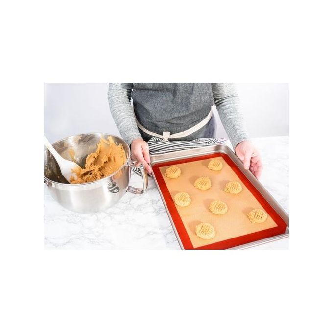 Acheter Tapis de cuisson en silicone PDTO pour four hollandais plaque de  cuisson à pain antiadhésive avec long manche