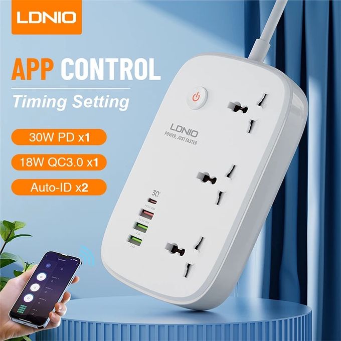 Multi Prises LDNIO avec Micro GSM Espion - Rallonge Espion - Maroc