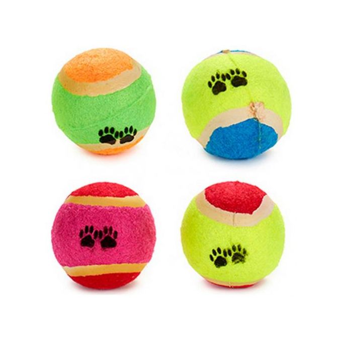 Jouet p. chiens balle tennis 4 pcs Acheter - Accessoires pour chiens - LANDI