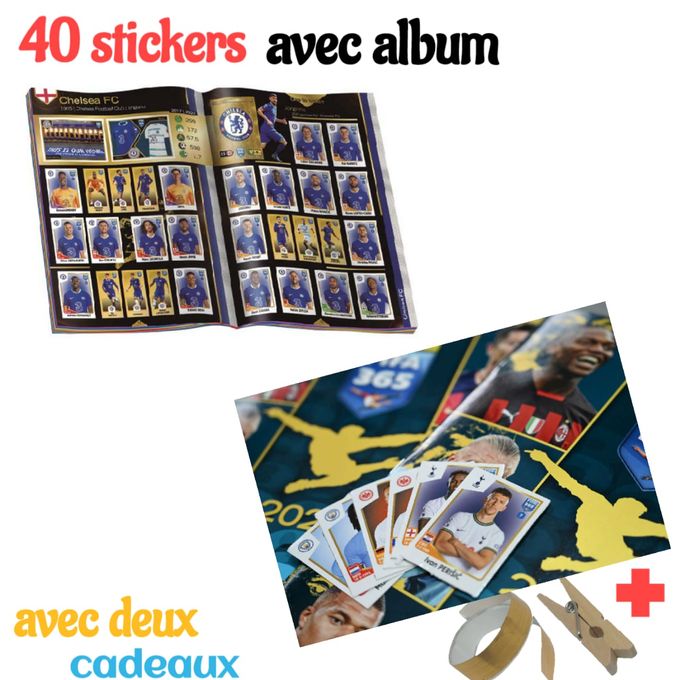 Panini Pincette avec 50 Cartes autocollant FIFA 365 officiel 2023