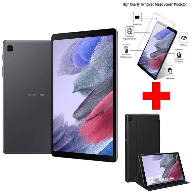 Samsung Galaxy TAB A7 - LITE - 4G - 8,7'' (2 Giga Ram / 32 Giga Rom) - Gris  + Cover + Incassable à prix pas cher