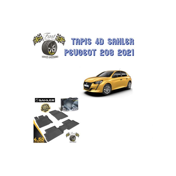 Jeu de tapis caoutchouc en forme avant, Peugeot Accessoires