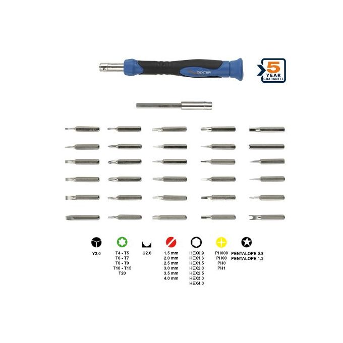 Leroy Merlin Set De Micro Vissage De Precision Tournevis 32