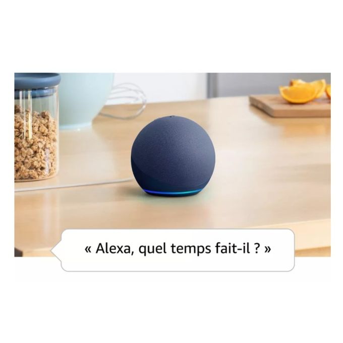 Echo Dot (5e génération, modèle 2022) | Enceinte connectée Bluetooth et  Wi-Fi au son puissant encore plus imposant, avec Alexa | Anthracite