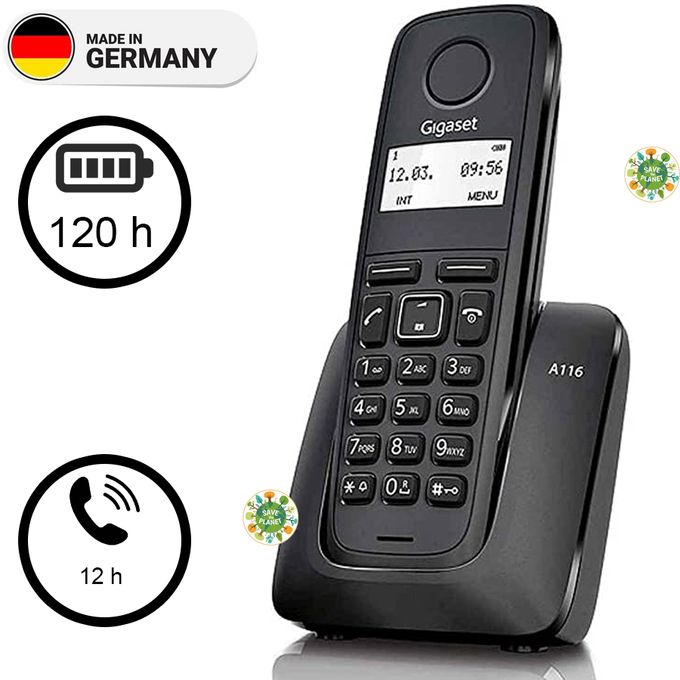 Gigaset Téléphone de Maison Numérique Sans-Fil téléphone fix sans fil