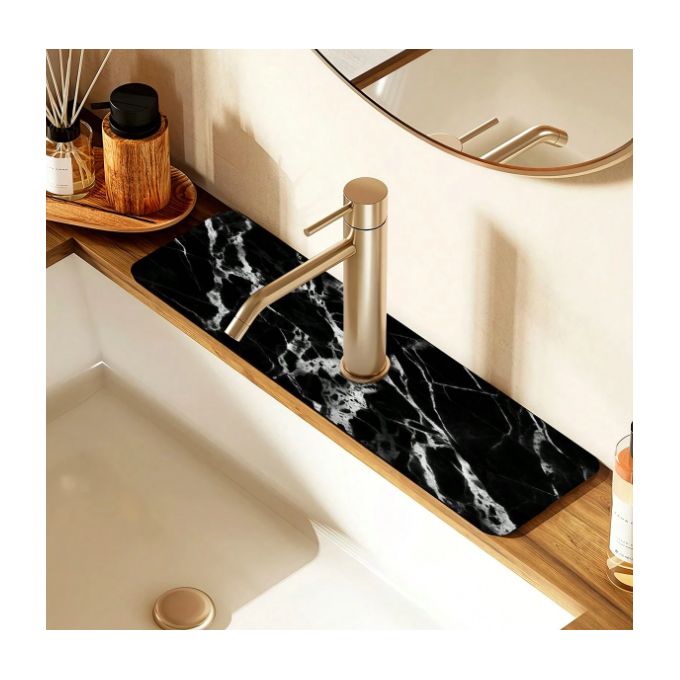 Tapis Absorbant Pour Robinet Cuisine/salle De Bain - Diatomite - Antidérapant - Protège Des éclaboussures