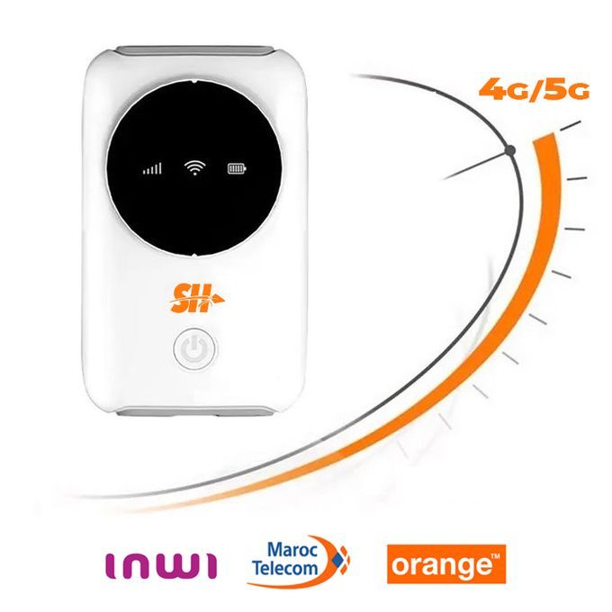 Modem routeur Mobile 5G / 4G LTE WiFi rechargeable Portable avec emplacement SIM