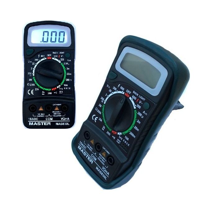 Generic Mini Multimètre Ampèremètre Voltmètre Metrix Digital Ohm Testeur à  prix pas cher
