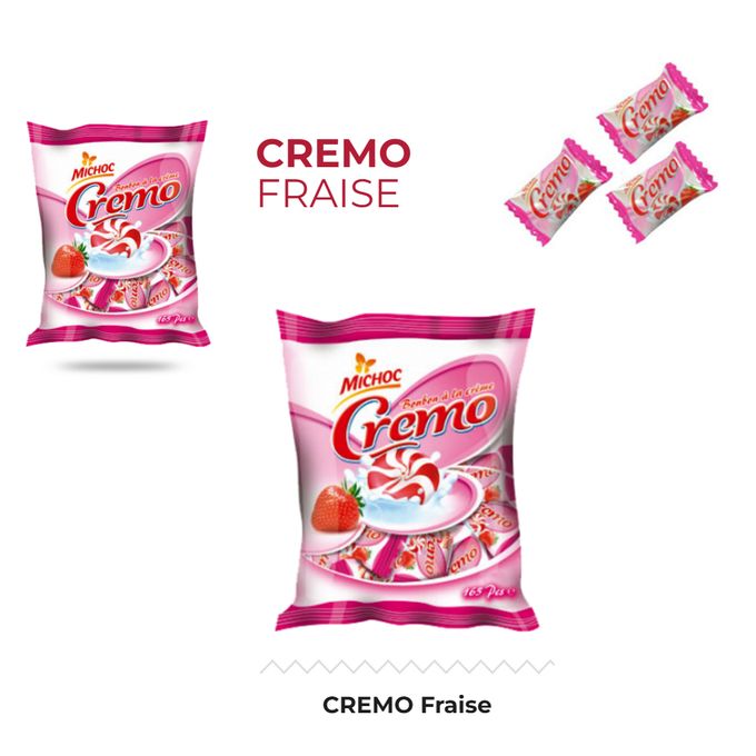 Michoc CREMO Fraise BONBONS à prix pas cher