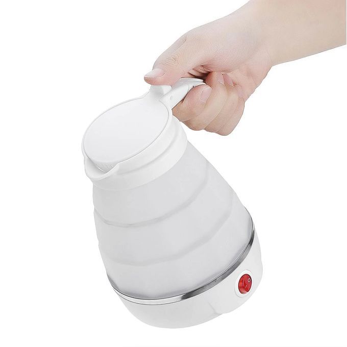 product_image_name-Generic-Bouilloire Electrique Portable & Pliable En Silicone Durable 600Ml - Blanc-5