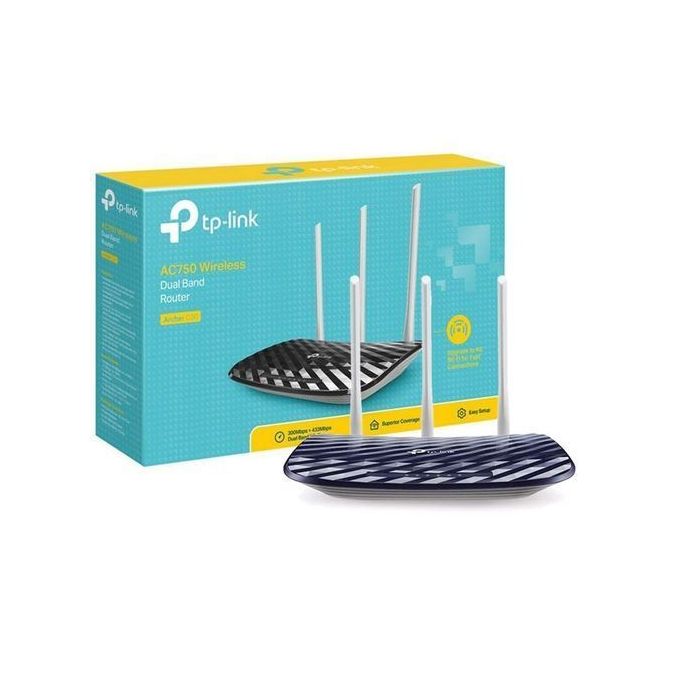 TP-Link Point d’accès Archer C20 AC750 dual AP/ 4x LAN, 1x WAN/ 300Mbps 2,4/ 433Mbps 5GHz