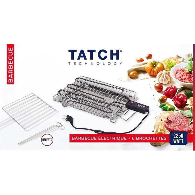 TATCH Barbecue Electrique 6 brochettes