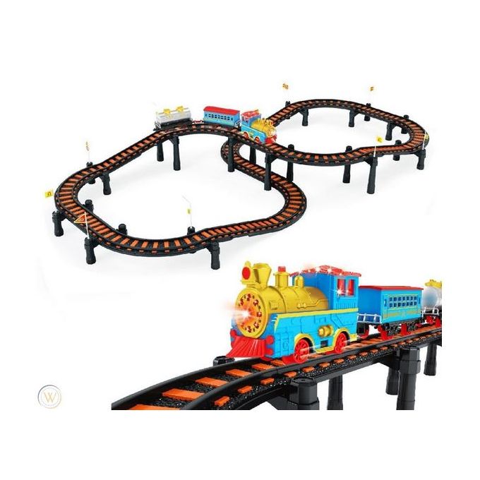 Train Electrique pour Enfants -16 Accessoires de Rails Cadeau de