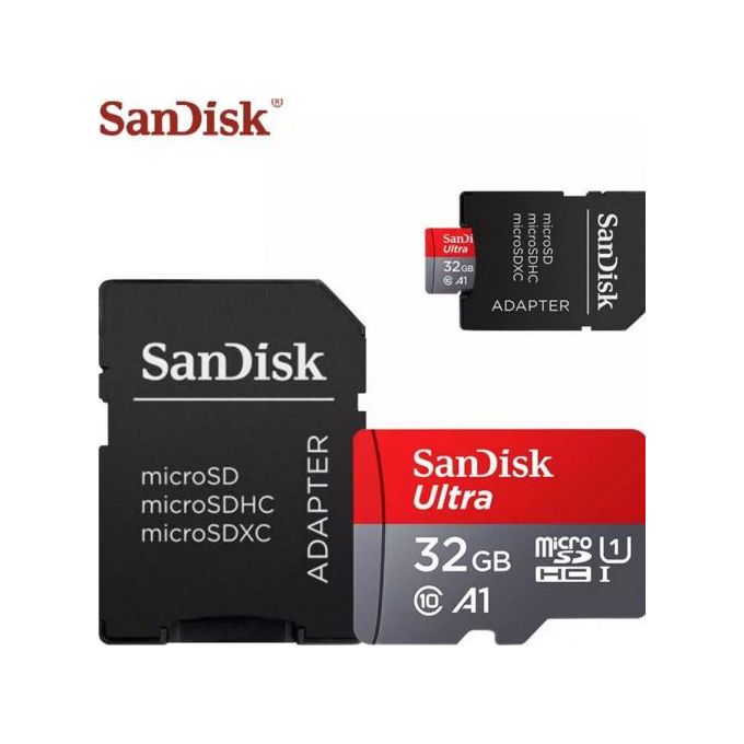 Carte mémoire micro SD Sandisk 16GB UHS U1 class 10 - e-shop Suisse