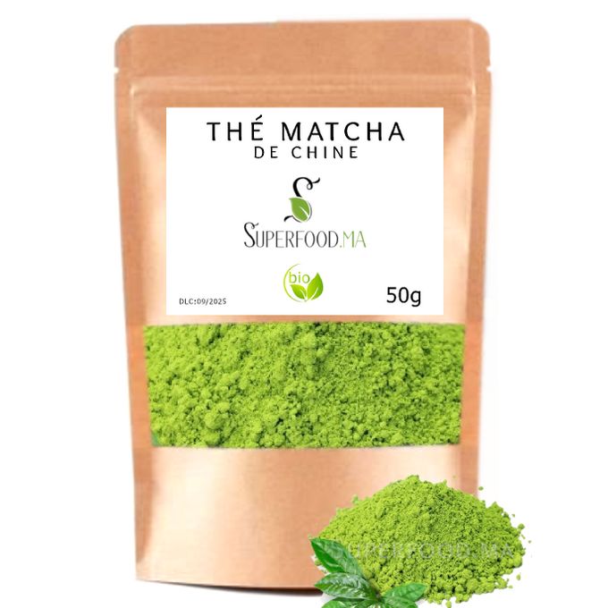 Poudre de thé vert Matcha bio 50g - Infusion et thé