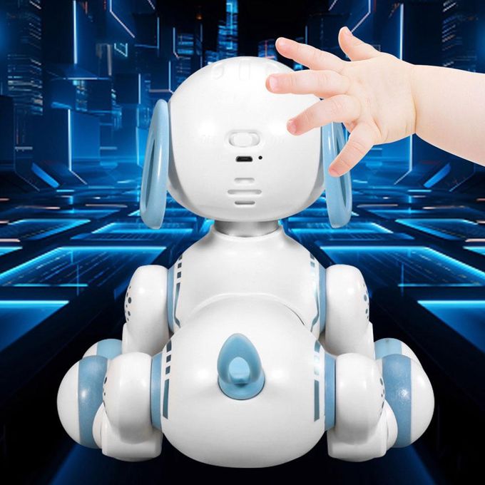 Robot Chien Interactif Programmable 17 Fonctions Rose Chien Robot Télécommandé Vatos - 17 Fonctions - Programmable 100 Actions - Rose Métallisé - Enfant 3-8 Ans Jouet Robot