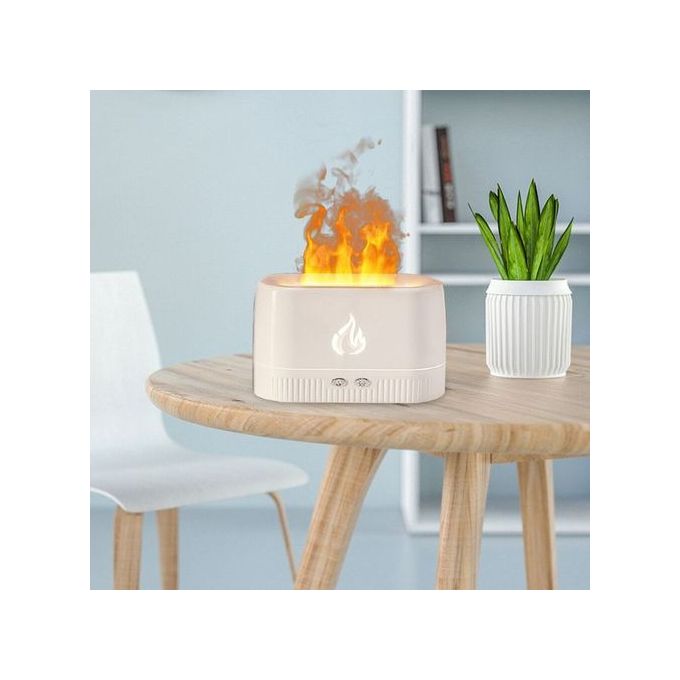 Diffuseur d'huiles essentielles avec veilleuse à flamme, diffuseur d'a –  X10 Maroc