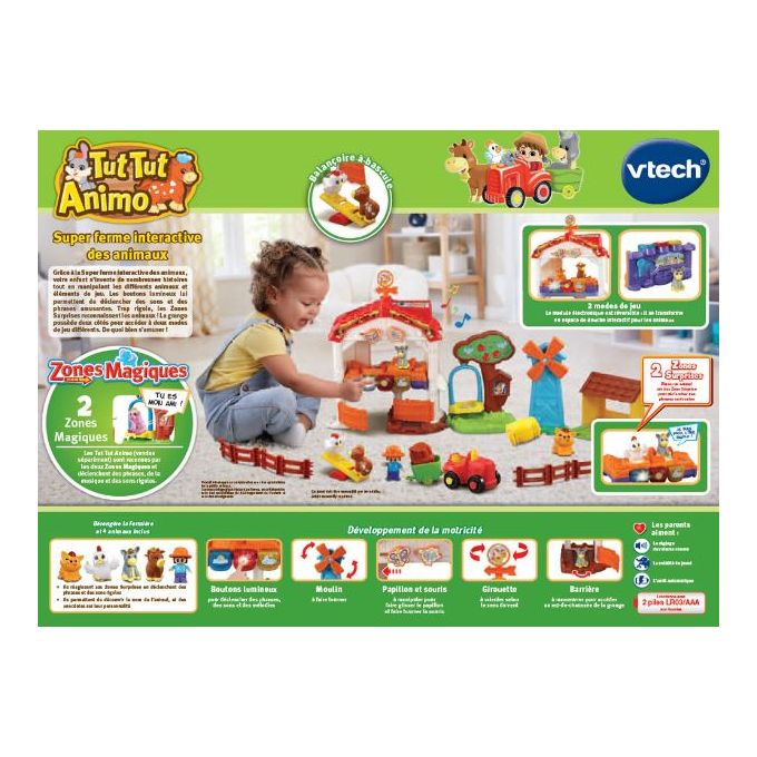 VTECH Les animaux de la ferme - Tut Tut animo pas cher 