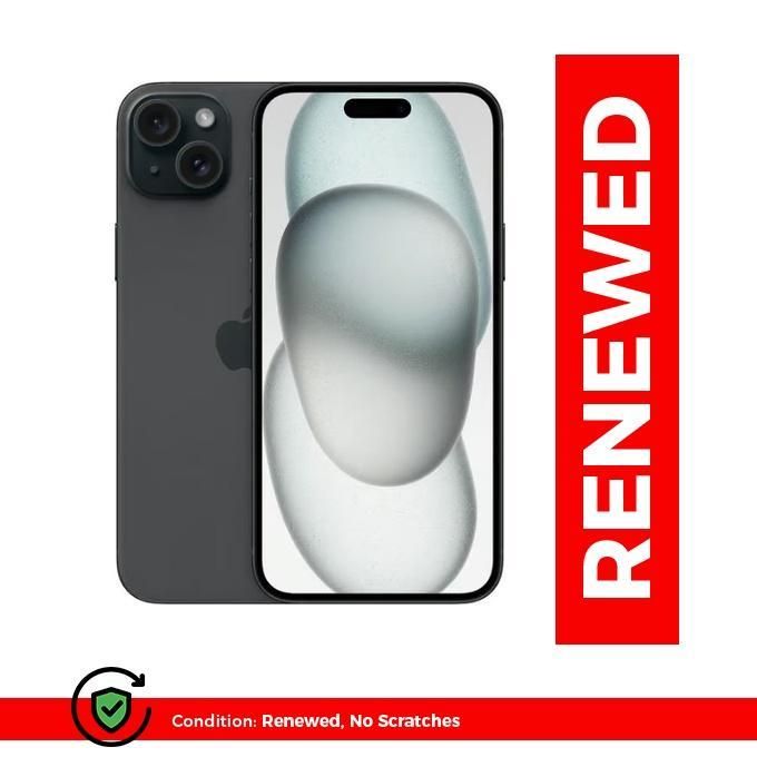 iPhone 15 Plus 128 Go Ecran 6.7" Black Dynamic Island - 6 Go RAM - Remis a neuf