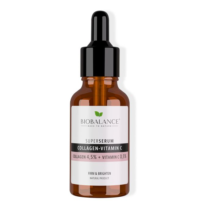 Bio Balance supersérum naturel BIO COLLAGEN-VITAMIN C sans conservateur/parfum/huile 30ml