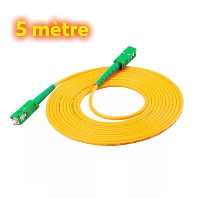 Cable fibre optique Simplex monomode 5M