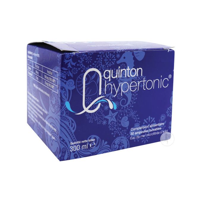 Quinton Plasma hypertonic 30 ampoules à prix pas cher Jumia Maroc