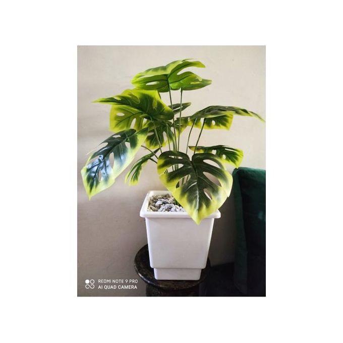 Arbre plante artificielle avec pot plastique pour intérieur ou