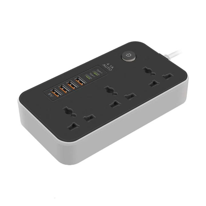 Adaptateur de chargeur 5V 4.1A 4 ports USB avec câble