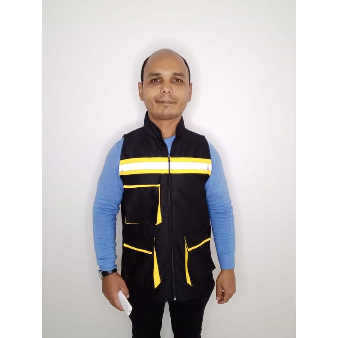 Gilet haute visibilité multi-poches personnalisable - Topo Maroc