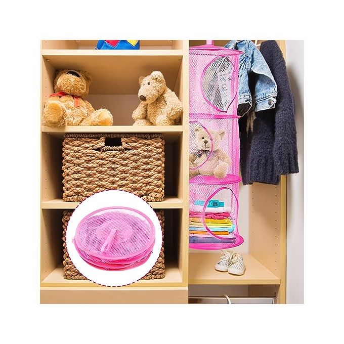 Generic Filet de rangement suspendu à 3 étagères, sac de rangement pour  jouets d'enfants à prix pas cher