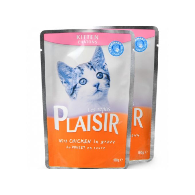 Pâté pour chatons au poulet 100g – Les repas Plaisir - Pet & Co