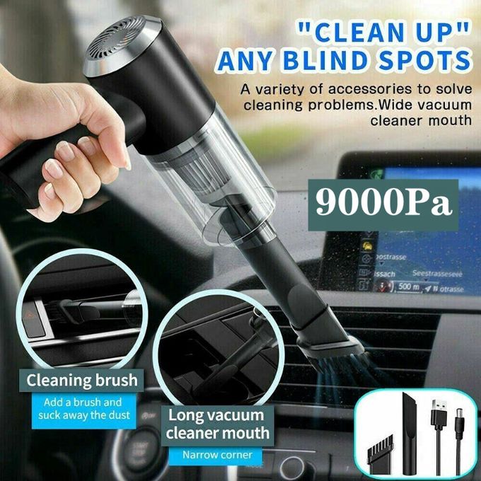 Generic Aspirateur Voiture, Sans Fil, Portable USB Charge avec Filtre  Lavable pour Maison, Bureau - Prix pas cher