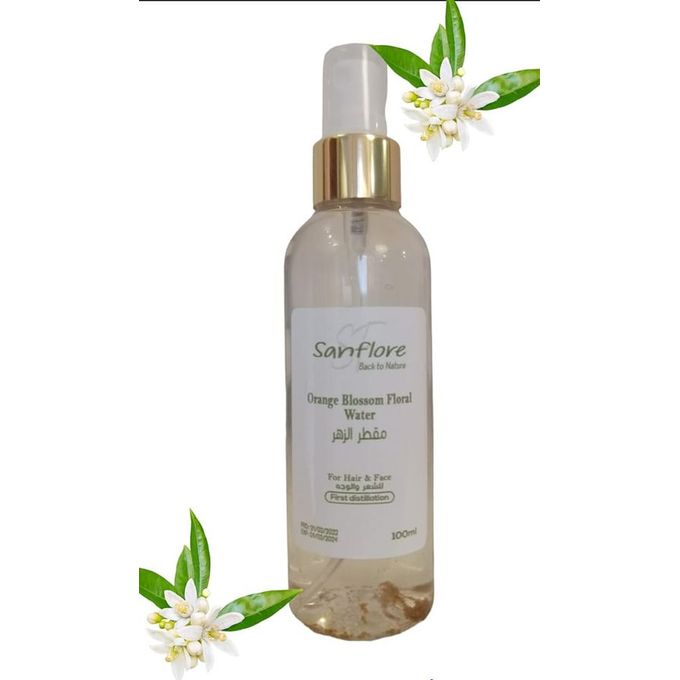 sanflore Eau de fleur d'oranger fassi 1 ère distillation 100% naturel