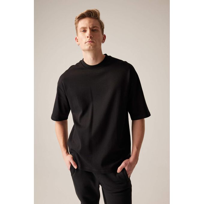 Defacto Oversize Fit Crew Neck T-Shirt