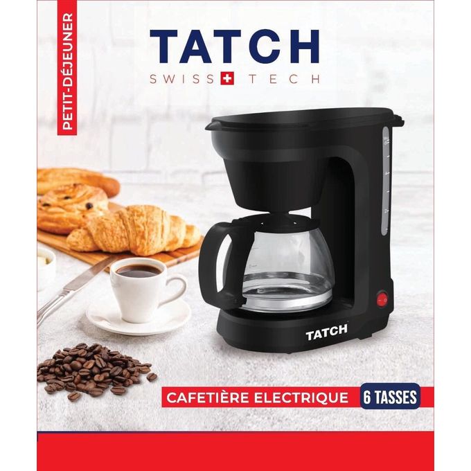 TATCH Cafetière électrique de 3 tasses 400w - très pratique pour