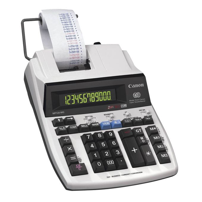 Calculatrice de bureau Canon AS-120 II - 12 chiffres sur