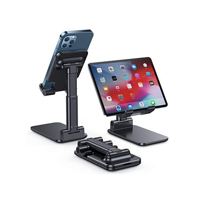 Support Téléphone Réglable Pliable de Bureau, Cuisine pour iPhone,  Tablette