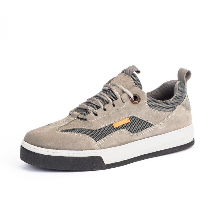 D'Urbano Baskets basses D'Urbano en Cuir Daim - Gris.