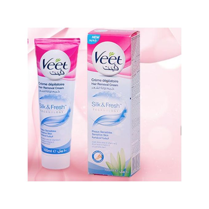 Veet كريم فيت لإزالة الشعر للبشرة الحساسة 100مل جوميا المغرب